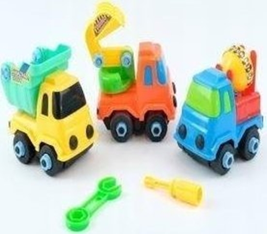 Изображение Maksik Zestaw aut ze rubokrtem i kluczem do rozkrcania