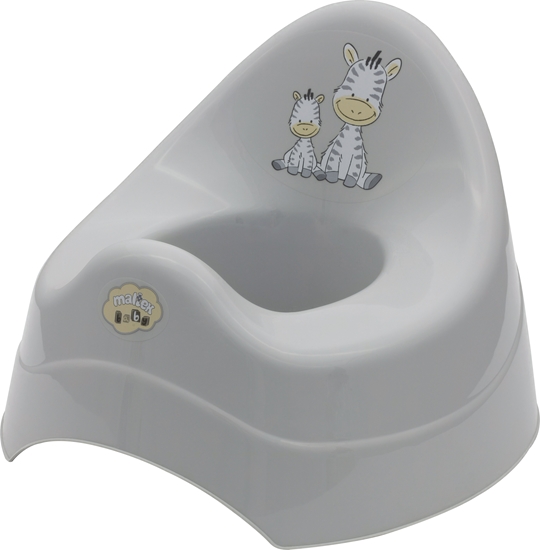 Picture of Maltex Maltex Baby naktipuodis, Zebra, pilkas, 6500