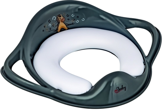 Picture of Maltex Nakadka mikka antypolizgowa na sedes Konik stalowy szary (6130_90)