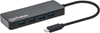 Picture of Manhattan USB-C Dock/Hub, Ports (x7): USB-A (x7), 5 Gbps (USB 3.2 Gen1 aka USB 3.0), External Power Supply Not Needed, Cable 15cm, SuperSpeed USB, Black, Three Year Warranty, Blister