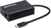 Picture of Manhattan USB-C to SFP Fibre Optic Converter, 5 Gbps (USB 3.2 Gen1 aka USB 3.0), Gigabit (1000 Mbps) Ethernet Optical Network Connection, Open SFP Slot, Equivalent to US1GC30SFP, SuperSpeed USB, Fiber, Black, Three Year Warranty
