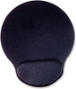 Picture of Manhattan Wrist Gel Support Pad and Mouse Mat, Black, 241 × 203 × 40 mm, non slip base, Lifetime Warranty, Card Retail Packaging
