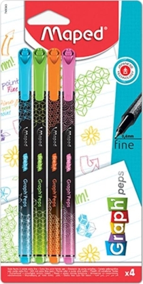 Picture of Maped Cienkopis Graph Peps Deco 4 kolory MAPED