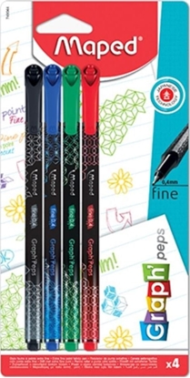 Picture of Maped Cienkopis Graph Peps Deco 4 kolory MAPED