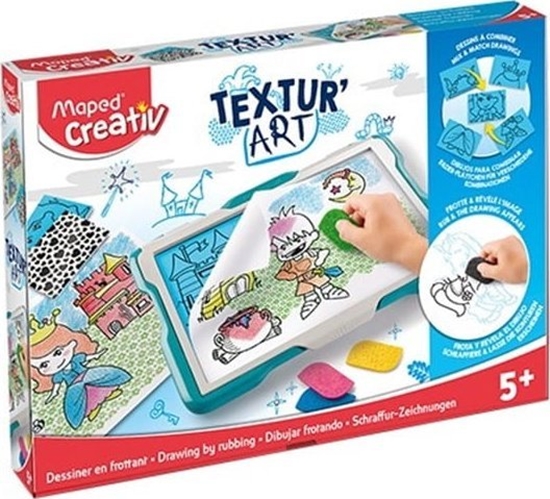 Picture of Maped TABLICA KREATYWNA DLA DZIECI DO ODRYSOWYWANIA MAPED CREATIV TEXTUR'ART