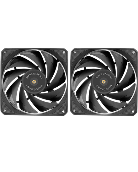 Picture of Mars Gaming MFNCLX2 PWM Fan kit 2x 120mm / FDB