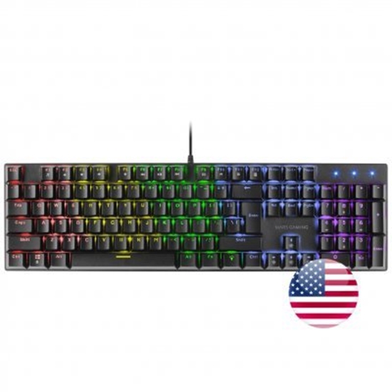 Picture of Mars Gaming MK422RUS Gaming Mechanical Keyboard RGB / Red Switch / US