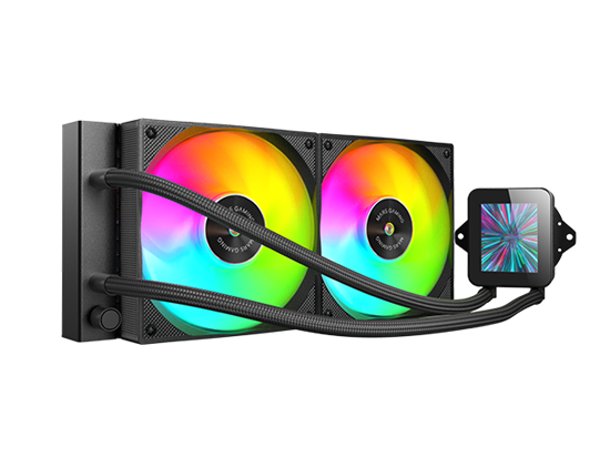 Picture of Mars Gaming MLVISION240 Liquid Cooling System with 360º LCD / TDP up to 500W