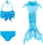 Picture of Master Kostium Syrenki Strój Kpielowy MASTER 140 cm Blue