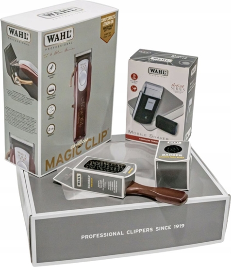 Изображение Maszynka do wosów Wahl Wahl Pro Rinkinys: plauk kirpimo mainl Magic Cordless ir mobili barzdaskut Travel Shaver WAHP3615-0473