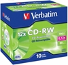 Picture of Matricas CD-RW SERL Verbatim 700MB 10x-12x 10 Pack Jewel