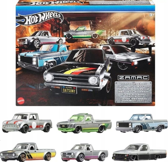 Изображение Mattel HW ZAMAC zestaw 6 autek HRX57 /6