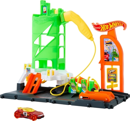 Attēls no Mattel Zestaw Superstacja adowania samochodów HTN79