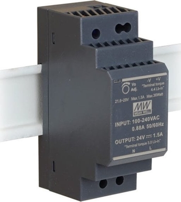 Picture of Mean Well Zasilacz impulsowy HDR-30-24 24V / 30W na szyn DIN