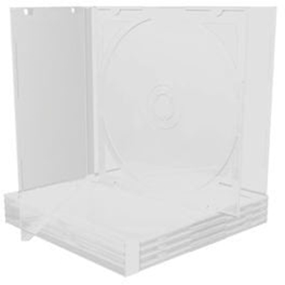 Attēls no Mediarange CD-Leerhülle für 2 Dics 10.4mm transparentes Tray