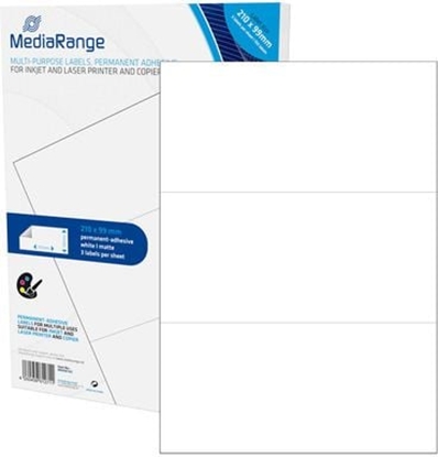 Picture of MediaRange Etykiety biae 210x99mm 150 sztuk (MRINK142)