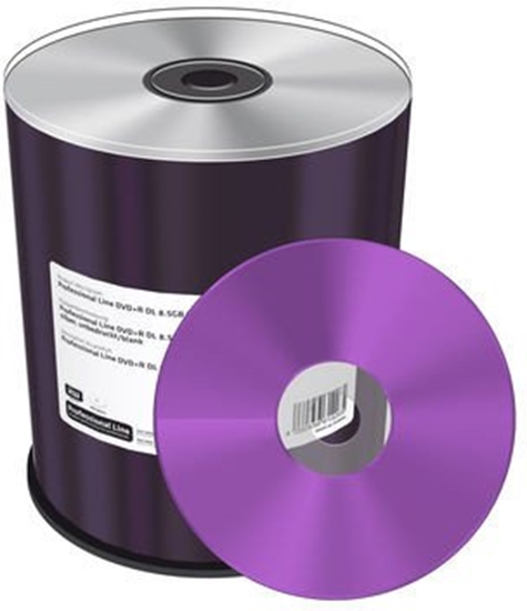 Picture of Mediarange DVD+R 8.5GB 100pcs 8x silber unbedruckt Cakebox