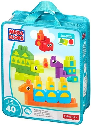Picture of Mega Bloks Klocki Poznajemy Ksztaty, Zwierzta (DXH34)