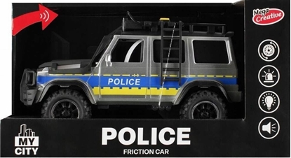 Изображение Mega Creative AUTO POLICJA B/O TEREN 30X17X14 MOJE MIASTO MC24