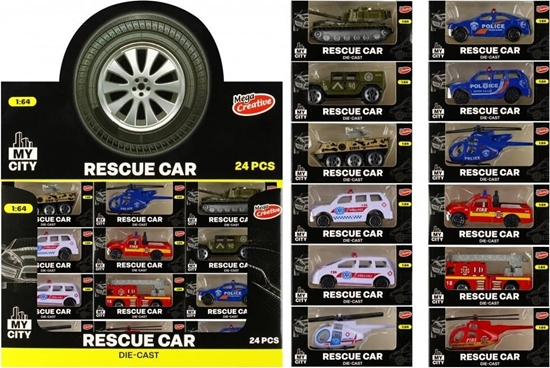 Изображение Mega Creative AUTO RATUNK MET 11X5X4 MOJE MIASTO MCN24/384/768