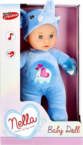 Picture of Mega Creative LALKA BOBAS B/O 30CM AKC MC NELLA MIEKKA WB 24,