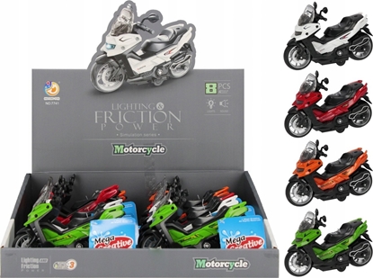 Изображение Mega Creative MOTOCYKL B/O 14CM SKUTER MC DISP 8/112