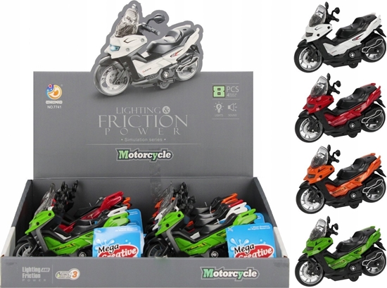 Изображение Mega Creative MOTOCYKL B/O 14CM SKUTER MC DISP 8/112