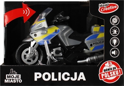 Изображение Mega Creative MOTOCYKL POLICJA B/O 21X15X11 MOJE M PLPL MC 48