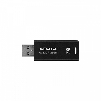 Изображение MEMORY DRIVE FLASH USB3.2 128G/BLACK UC320-128G-RBK/BK ADATA