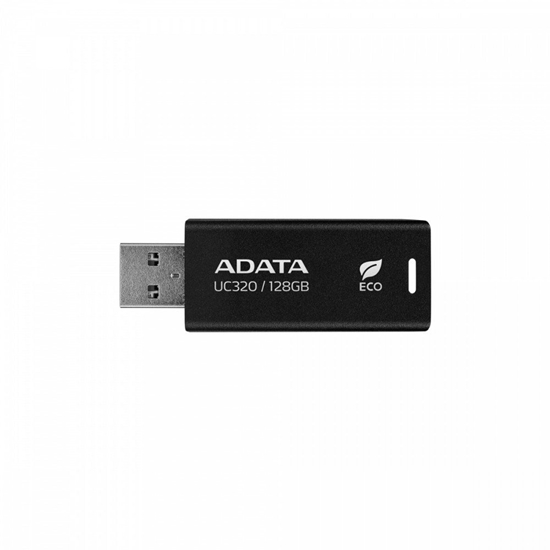 Изображение MEMORY DRIVE FLASH USB3.2 128G/BLACK UC320-128G-RBK/BK ADATA