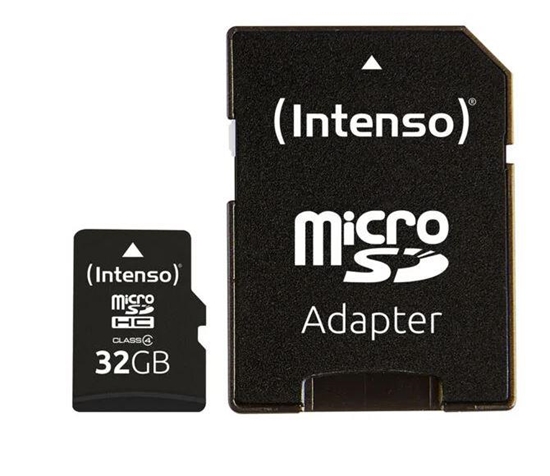 Picture of MEMORY MICRO SDHC 32GB C4/3403480 INTENSO