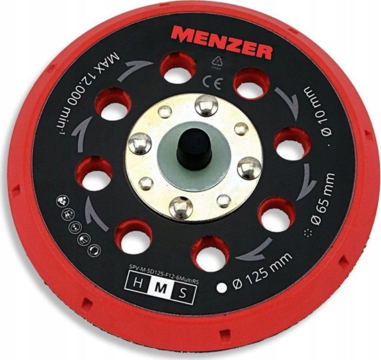 Picture of Menzer Wielootworowa tarcza szlifierska 125 mm Menzer do ETS - REDNIA