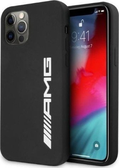 Picture of Mercedes Etui Mercedes AMG AMHCP12LSGLBGN Apple iPhone 12 Pro Max czarny/black hardcase Silicone Big Logo