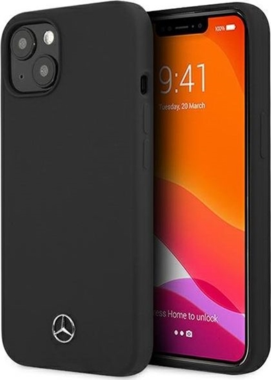 Picture of Mercedes Mercedes MEHCP13SSILBK iPhone 13 mini 5,4" czarny/black hardcase Silicone Line