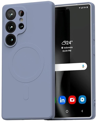 Attēls no Mercury MagSafe Semi-Silicone Sam S25    Ultra S938 lawenda /lavender