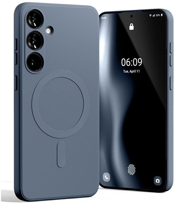 Attēls no Mercury MagSafe Semi-Silicone Sam S25+   S936 granatowy /sierra blue