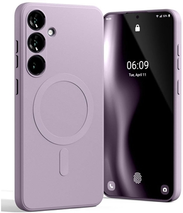 Attēls no Mercury MagSafe Semi-Silicone Sam S25+   S936 liliowy fiolet /lilac purple