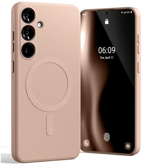 Picture of Mercury MagSafe Semi-Silicone Sam S25+   S936 róowo-piaskowy /pink sand