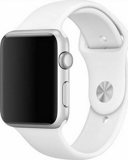 Picture of Mercury Mercury pasek Silicon Apple Watch 44mm biay/white