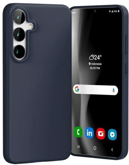 Picture of Mercury Soft Samsung S24 FE S721 granatowy/midnight blue