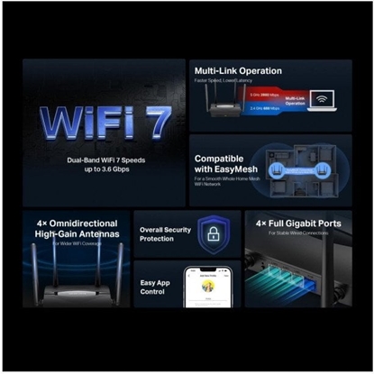 Picture of Mercusys MR25BE BE3600 Dual Band Wi-Fi 7 Router | Mercusys