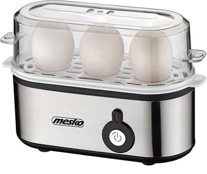 Attēls no Mesko | Egg boiler | MS 4485 | Stainless steel | 210 W | Functions For 3 eggs