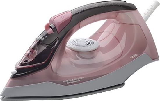 Picture of Mesko Iron MS 5028 Steam Iron, 2600 W, Continuous steam 35 g/min, Steam boost performance 60 g/min, Pink/Grey