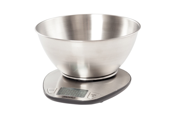 Изображение Mesko | Kitchen Scale | MS 3152 | Maximum weight (capacity) 5 kg | Graduation 1 g | Display type LCD | Stainless steel