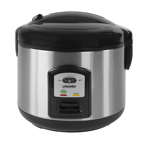 Picture of Mesko | Rice cooker | MS 6411 | 1000 W | 1.5 L | Black/Stainless steel