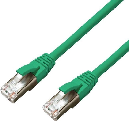 Picture of MicroConnect CAT6A S/FTP 1m Green LSZH