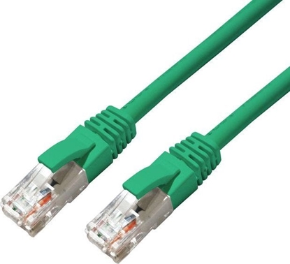 Изображение MicroConnect CAT6A UTP 1m Green LSZH