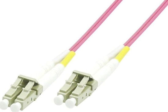 Picture of MicroConnect FIB440450P kabel optyczny 50 m LC ST OM4 Róowy