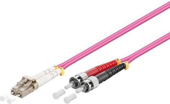 Picture of MicroConnect Patchcord LC/UPC - ST/UPC MM 50/125 OM4 5m (FIB412005-4)