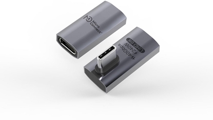 Picture of MicroConnect Premium USB4 Gen 3x2 USB-C angeled straight adapter - Adapter (USB4-CCFAS-240W)